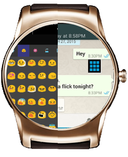 SnapKeys’ smartwatch keyboard